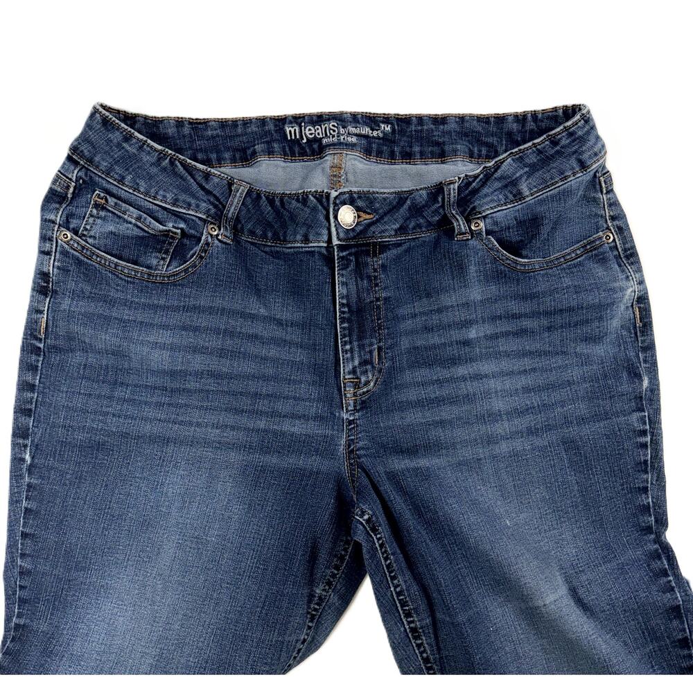 Maurices  m jeans Mid Rise Curvy Jeans Women's 18W - Picture 2 of 10